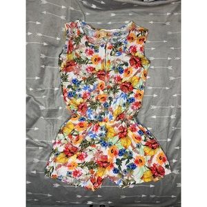 Flowered Romper